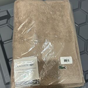 Lacoste anti-microbial towel new